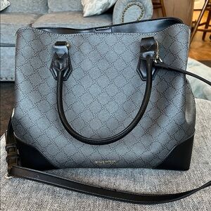 Nine West Black and Gray Tote Bag